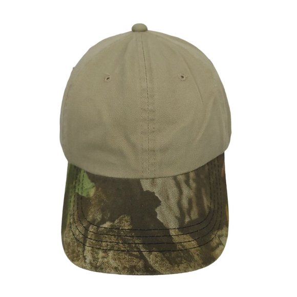 Outdoor Cap Advantage Khaki Camouflage Tuck Strap Slide Cap Trucker Hunting Hat - Picture 1 of 8
